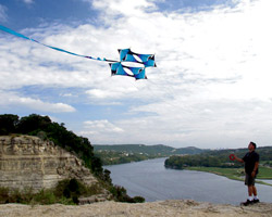 Flying the New Tech Sojourn Box Kite