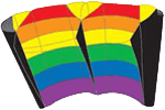 Sled Kite - Rainbow