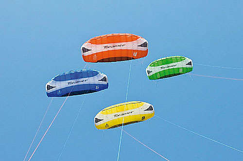 Group of four Beamer 4 Kites