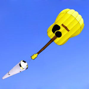 New Tech Air Guitar Parafoil Kite
