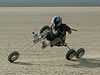 Five Wheel Chopper Kite Buggy Riding on Three Wheels